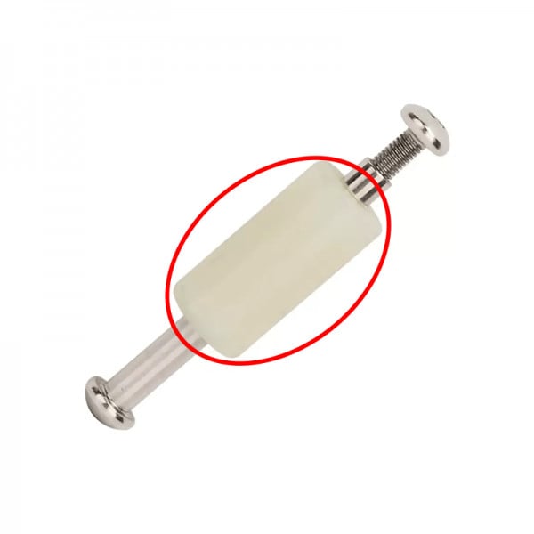 Tub de plastic pentru surub sistem de pliere trotineta electrica scuter Kugoo S1 / S2 / S3, alb - 1 | YEO