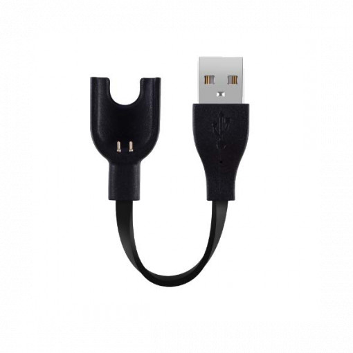 Cablu de incarcare pentru Xiaomi Mi Band 3 HR, negru