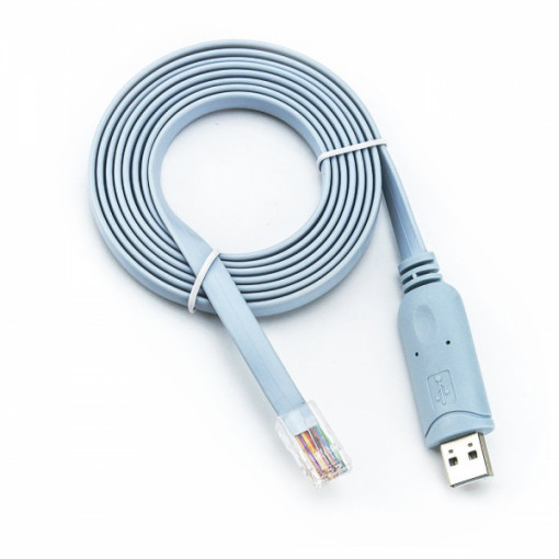 Cablu adaptor USB 2.0 tip A tata la RJ45 ethernet tata pentru router / switch , 1.8 m