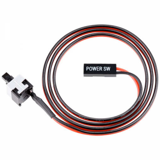Cablu de alimentare placa de baza ATX cu 2 pini SW (power switch),intrerupator On / Off si reset, 50cm