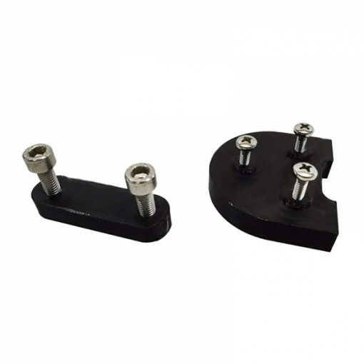 Kit piese upgrade Xiaomi Mijia M365 / M187 pentru roti de la 8 inch la 10 inch pentru aripa spate si cric, negru