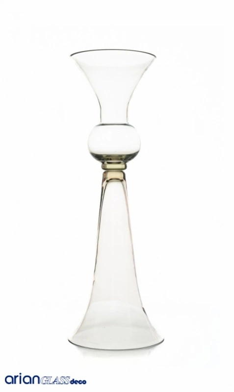 Vaza din sticla transparenta Antonia H 62 cm - Img 4