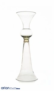 Vaza din sticla transparenta Antonia H 62 cm - Img 4