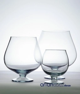 Bol sticla Brandy H 24 cm
