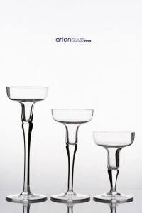 Set 3 sfesnice Tara H 15-20-25 cm
