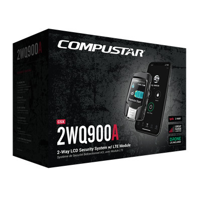 COMPUSTAR CSX2WQ900A (MONITOREO en APP) Kit de Alarma Vehicu