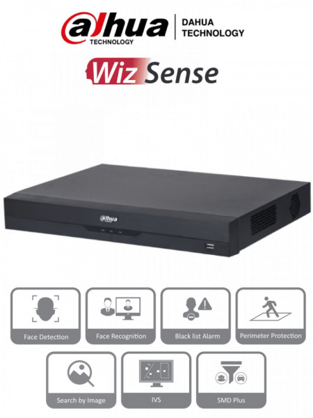 DAHUA DHT0200009 DAHUA NVR2216-16P-I2 - NVR de 8 Megapixeles