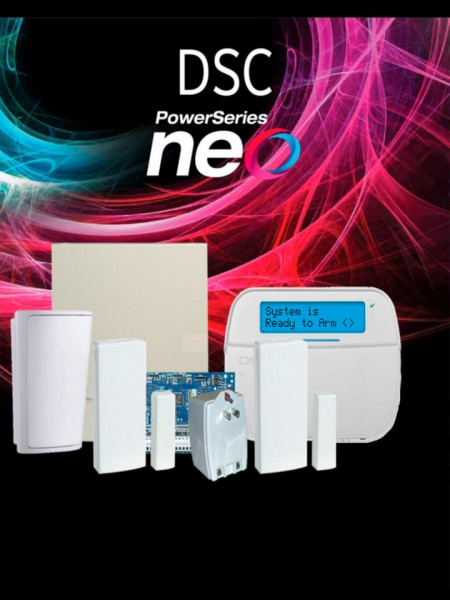 DSC DSC2480034 DSC NEO-RF-LCD-SB - Paquete NEO con 32 Zonas/