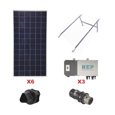 EPCOM KIT3BDM600LV127 Kit Solar para Interconexion de 1.65 K