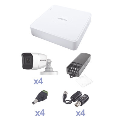 EPCOM PROFESSIONAL KEVTX8T4BGA KIT TurboHD con Audio 1080p /