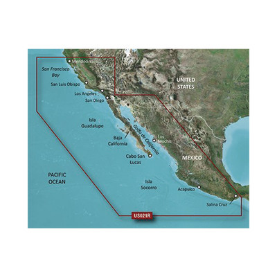 GARMIN 10C072220 Mapa HXUS021R California - Mexico.