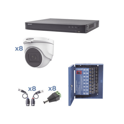 HIKVISION KH1080P8DW Kit TURBOHD 1080p / DVR 8 Canales / 8 C