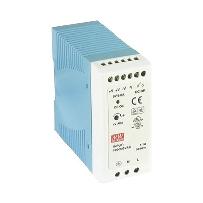 MEANWELL MDR4012 Fuente de poder Industrial Riel Din 12Vcc 4