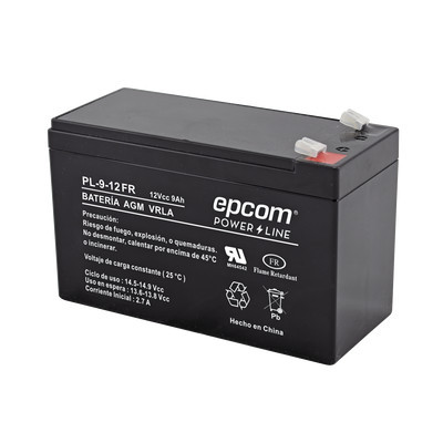 EPCOM POWERLINE PL912FR Bateria de respaldo / 12 V 9 Ah / UL