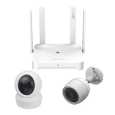 EZVIZ RGEW1800GXPROC6NC3TN Kit de Camaras Wi-Fi con Router /