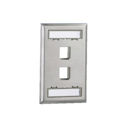 PANDUIT NKF2S Placa de Pared Vertical Salida Para 2 Puertos