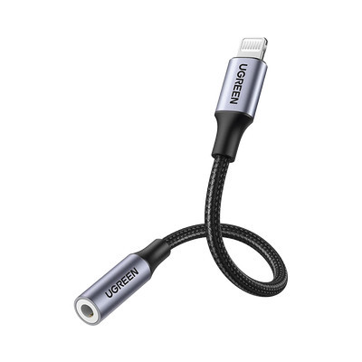UGREEN 30756 Adaptador de Auriculares Lightning a 3.5mm / Ce