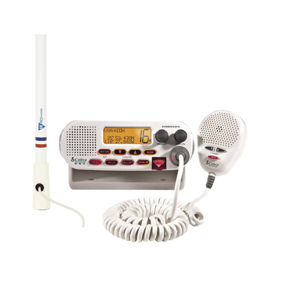 COBRA TXPROMRF45DKIT Kit de radio MRF45D y antena marina TX-