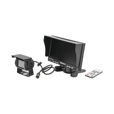 ECCO K7000B Kit de sistema de reversa con monitor y camara p