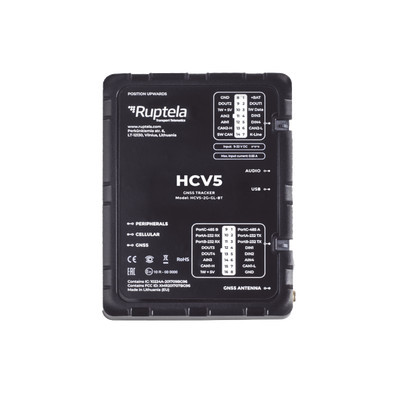 RUPTELA HCV5 Localizador 4G LTE CATM1/ Sensores Bluetooth /