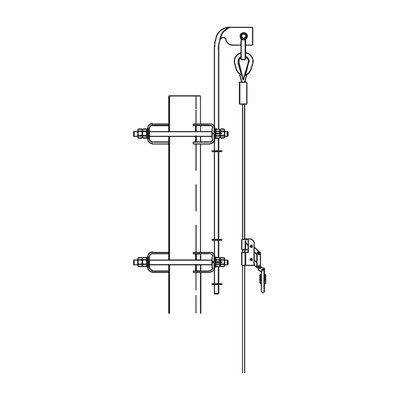 Trylon TRYSTLV150 Linea de Vida hasta 45.7 Metros (150 pies)