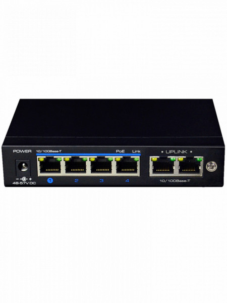 UTEPO UGC182003 UTEPO UTP3SW04TP60 - Switch PoE de 6 Puertos