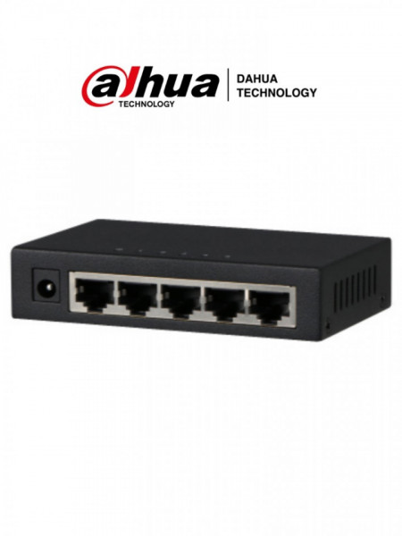 DAHUA DRD0950004 DAHUA PFS3005-5GT - Switch Gigabit de 5 Pue