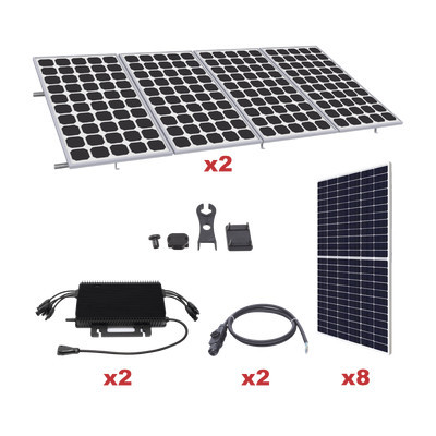HOYMILES KITHMS4K550SP Kit Solar para Interconexion de 4.4KW