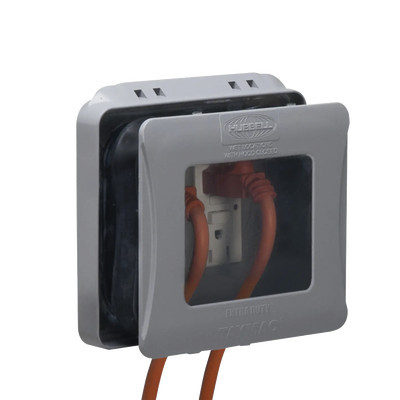 HUBBELL HUBML2500G Cubierta Impermeable/ 2 Unidades/ Vertica