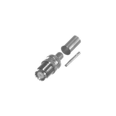 RF INDUSTRIES LTD RFU6011X Conector Mini-UHF Hembra en Linea