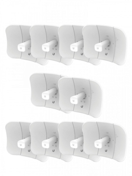 UBIQUITI UBI1680016 Kit de 10 LiteBeam 2x2 MIMO airMAX AC GE
