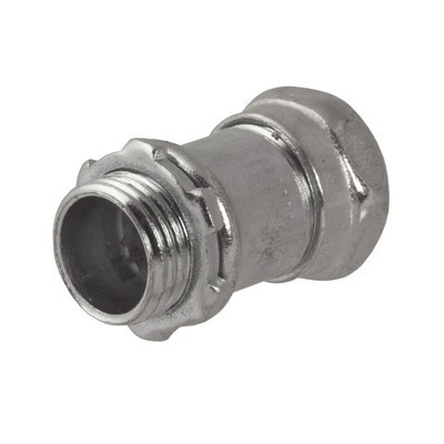 HUBBELL HUB2902 Conector Recto Compresion de Acero Galvaniza
