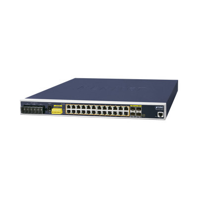 PLANET IGS632524P4S Switch PoE Industrial Capa 3 Con 24 Puer