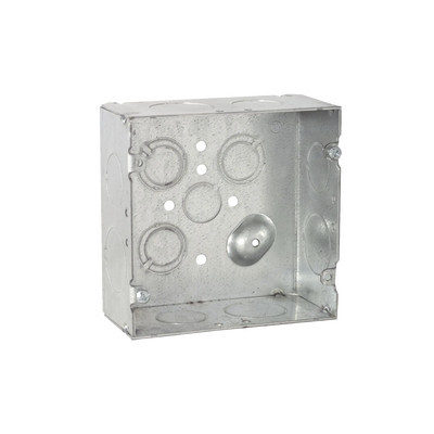 RACO HUB265 Caja Cuadrada 4 11/16" x 4 11/16"/ Profundidad 2