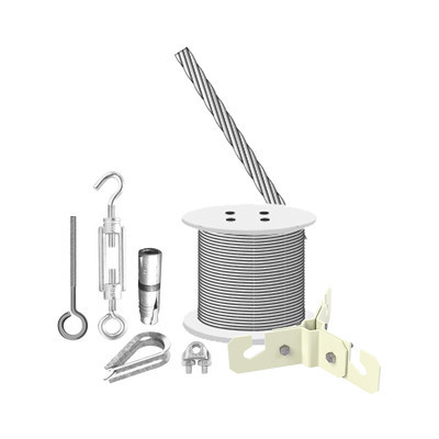 SYSCOM TOWERS KITRET6M Kit de Sujecion de Mastil de 6 Metros