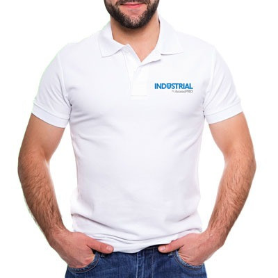 AccessPRO PLAAPWS Playera Tipo Polo Color Blanco INDUSTRIAL