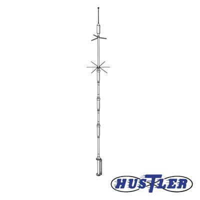 HUSTLER 5BTV Antena HF Base Banda de 10 15 20 40 75 y 80 mts