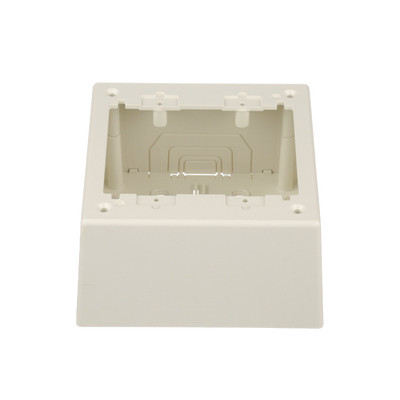 PANDUIT JBP2DIW Caja de Pared Superficial Doble con Divisor