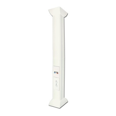 THORSMAN THP3M Pole Blanco de 3m para instalaciones electric