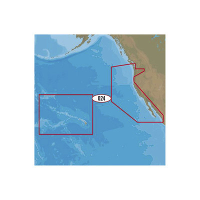 C-MAP MNAD024MS NA-D024 - Costa oeste de EE.UU y Hawai - 4D