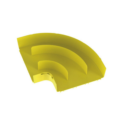PANDUIT FRRA12X4LYL Angulo Recto a 90 Horizontal Para Canale