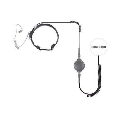 PRYME SPM1555 MICROFONO DE GARGANTA DE USO RUDO PARA HYTERA
