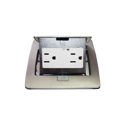THORSMAN THMCPC Mini caja de piso rectangular en acero inoxi