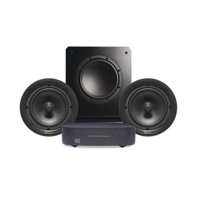 VSSL A1XPSUB10 KIT Amplificador VSSL A1X 2 Bocinas de Techo