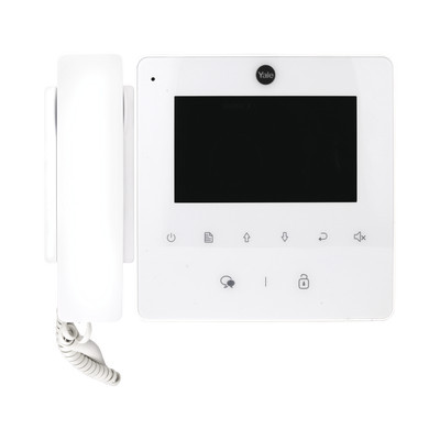 ASSA ABLOY 83209 Monitor con telefono blanco YDV4702 para tv