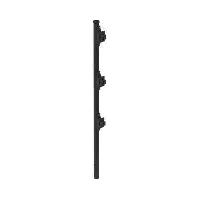 EPCOM INDUSTRIAL SYSPOST7B Poste de Paso Negro de 0.75m para