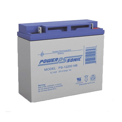 POWER SONIC PS12200NB Bateria 12V 20AH Para Respaldo Tecnolo