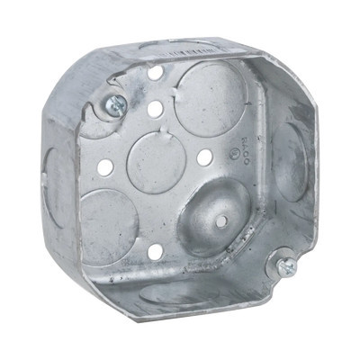 RACO HUB127 Caja Octagonal de 4" / Profundidad 1 1/2" / 4 En