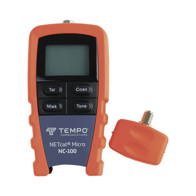 TEMPO NC100 Probador de Cable de Red para UTP STP y Cable Co