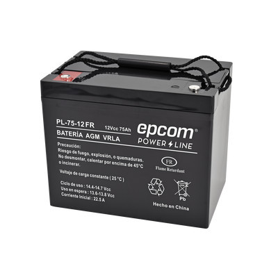 EPCOM POWERLINE PL7512FR Bateria de respaldo / UL / 12V 75 A